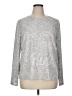 Simply Vera Vera Wang Silver Long Sleeve Top Size XL - photo 1