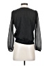 Madewell Black Shimmer Lyric Wrap Top Size XXS - photo 2