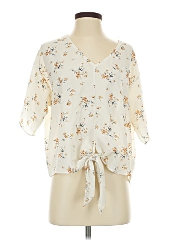 Everly 3/4 Sleeve Blouse (view 1)