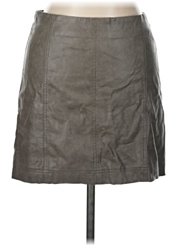She + Sky Faux Leather Skirt (view 1)