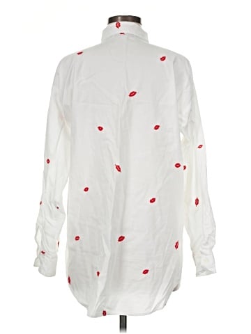 Ann Taylor LOFT Long Sleeve Button-Down Shirt (view 2)