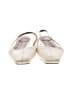 Zara Metallic Ivory Flats Size EU 38 - photo 2