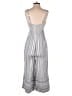 Red Carter 100% Cotton Stripes Gray Jumpsuit Size S - photo 2