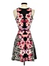 H&M Graphic Black Cocktail Dress Size XS - photo 2