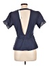 She + Sky 100% Polyester Blue Short Sleeve Blouse Size L - photo 2