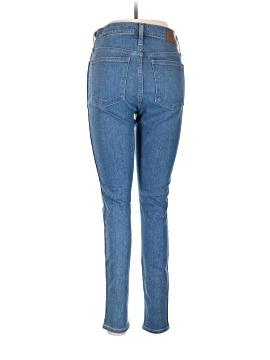 Madewell 10" High-Rise Skinny Jeans in Dewitt Wash: Button-Front TENCEL&trade; Denim Edition (view 2)