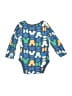 Disney x Amazon Essentials 100% Cotton Print Blue Long Sleeve Onesie 9-12 MO / 12 MO - photo 2