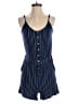 Ann Taylor LOFT Stripes Blue Romper Size S - photo 1
