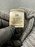 Questions 100% Acrylic Gray Pullover Sweater Size 3X - photo 8