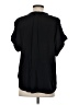Point Sur 100% Viscose Black Short Sleeve Blouse Size S - photo 2