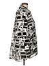 JM Collection 100% Polyester Print Black 3/4 Sleeve Blouse Size L (petite) - photo 4