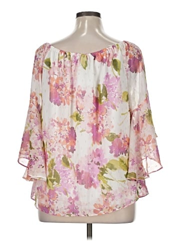 MSK 3/4 Sleeve Blouse (view 2)