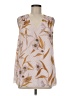 Ted Baker London 100% Polyester Tan Sleeveless Blouse Size 6 (2) - photo 1