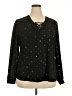 Faded Glory 100% Polyester Black Long Sleeve Blouse Size XXL - photo 1