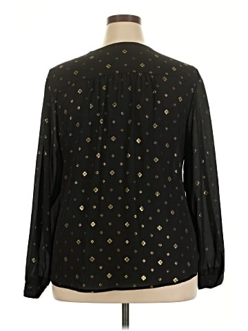 Faded Glory Long Sleeve Blouse (view 2)