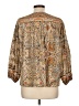 Cleobella Paisley Gold 3/4 Sleeve Blouse Size L - photo 2