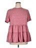 Shein Curve Pink Short Sleeve Top Size 14 Plus (1) - photo 1