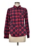 Sundance 100% Cotton Plaid Red Long Sleeve Button-Down Shirt Size M - photo 1