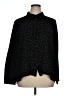 Intermix Polka Dots Black Long Sleeve Blouse Size XL (estimated) - photo 1