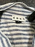 DASH 100% Cotton Stripes Blue 3/4 Sleeve Button-Down Shirt Size L - photo 7
