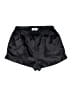Double Zero 100% Polyester Metallic Black Athletic Shorts Size L - photo 1