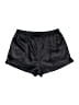 Double Zero 100% Polyester Metallic Black Athletic Shorts Size L - photo 2