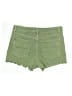 Eunina Solid Green Denim Shorts Size M - photo 2