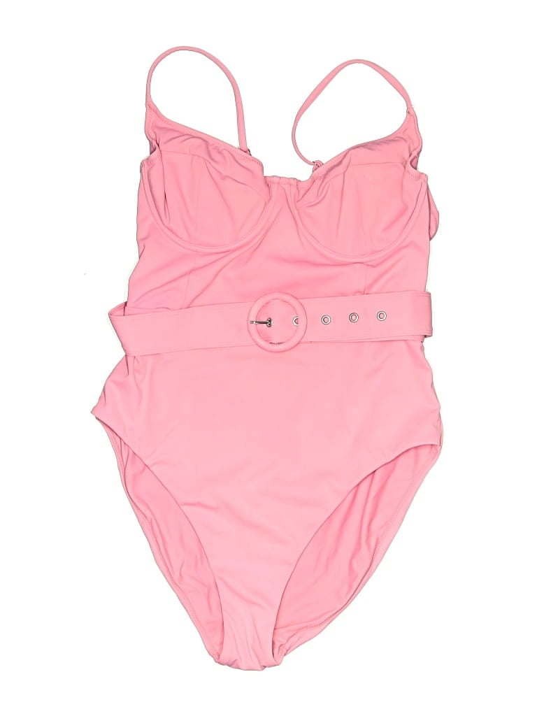 Pre-owned Simkhai One Piece Swimsuit In Pink