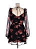Trixxi Floral Black Cocktail Dress Size XL - photo 2