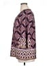 Roz & Ali Purple 3/4 Sleeve Blouse Size XL - photo 5