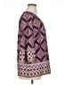 Roz & Ali Purple 3/4 Sleeve Blouse Size XL - photo 4