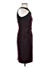 DKNY 100% Polyester Color Block Burgundy Cocktail Dress Size 0 - photo 4