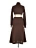 WeWoreWhat Solid Brown Casual Dress Size XL - photo 2