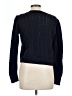 Ann Taylor LOFT 100% Cotton Solid Blue Pullover Sweater Size L - photo 2