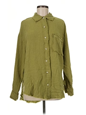 Fashion Nova Long Sleeve Button-Down Shirt (view 1)