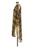 Astr 100% Polyester Tropical Multi Color Green Casual Dress Size S - photo 5