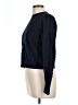 Ann Taylor LOFT 100% Cotton Solid Blue Pullover Sweater Size L - photo 5