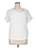 Shein Ivory Short Sleeve Top Size XL - photo 1