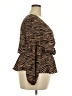 Morgan Taylor 100% Polyester Brown Long Sleeve Blouse Size 2X - photo 4