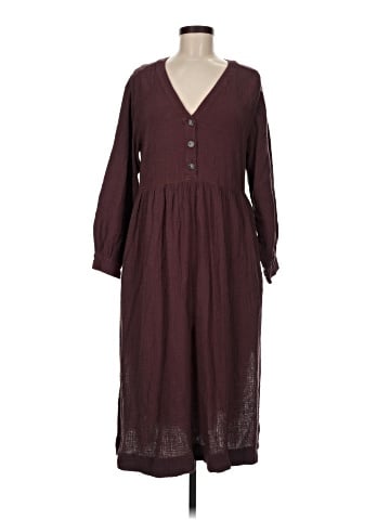 Madewell Lightspun Button-Front Midi Dress (view 1)