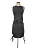 Zara Solid Gray Casual Dress Size XS - photo 1