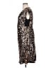 BLOOMCHIC 100% Polyester Metallic Silver Cocktail Dress Size 14 - photo 5