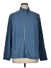 Coldwater Creek Solid Blue Track Jacket Size XL - photo 1