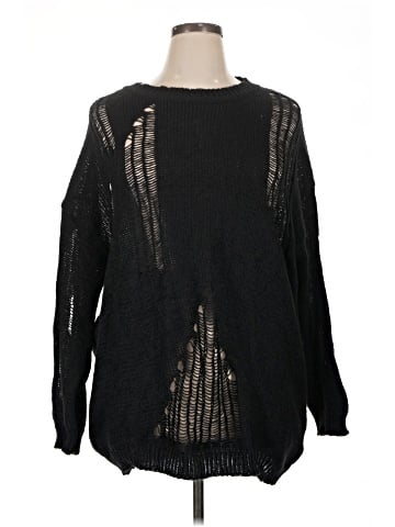 Intermix Pullover Sweater (view 1)