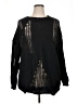 Intermix 100% Polyester Black Pullover Sweater Size 1X - photo 1