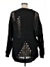 Intermix 100% Polyester Black Pullover Sweater Size 1X - photo 2