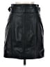 Bardot 100% Leather Black Leather Skirt Size 4 - photo 2