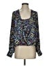 BCBGMAXAZRIA 100% Polyester Blue 3/4 Sleeve Blouse Size S - photo 1