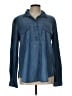 Gap Blue Long Sleeve Blouse Size L - photo 1