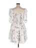 Missguided Floral White Casual Dress Size 12 - photo 2